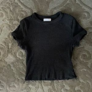 Urban Outfitters Black Croped Top